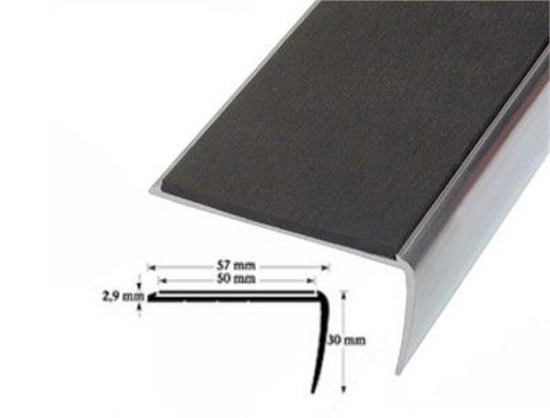 Bilde av Trappenese 57 x 30mm alu bor 3m (ekskl. ilegg)