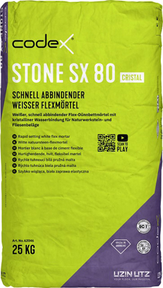 CODEX STONE SX 80 CRISTAL 25 KG