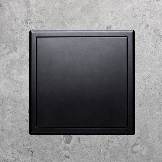 Inspeksjonsluke Push-Up m/Mekanisme 300x300mm Sort