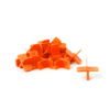 Fliskryss 1/2/3/4mm 50stk Orange