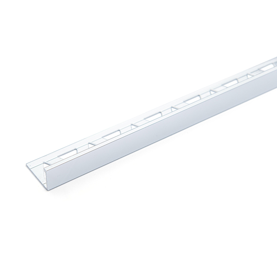 Flislist L-profil 12mmx2,5m blank