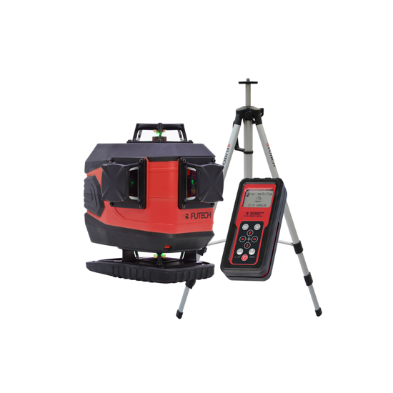 Futech krysslaser MC4DE Green m/stativ