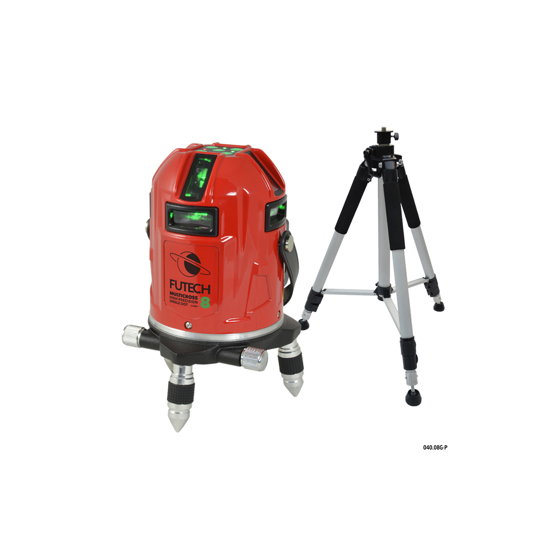 Futech krysslaser MC8 HPSD Green m/stativ