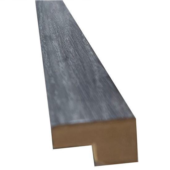 Zilence Avslutningslist Svart Ask folie 2580x31x20mm