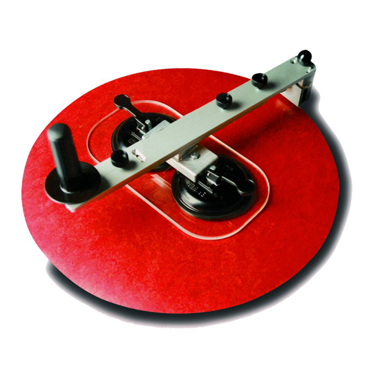 Sirkel kutter vakuum linoleum/PVC Ø340-2600mm