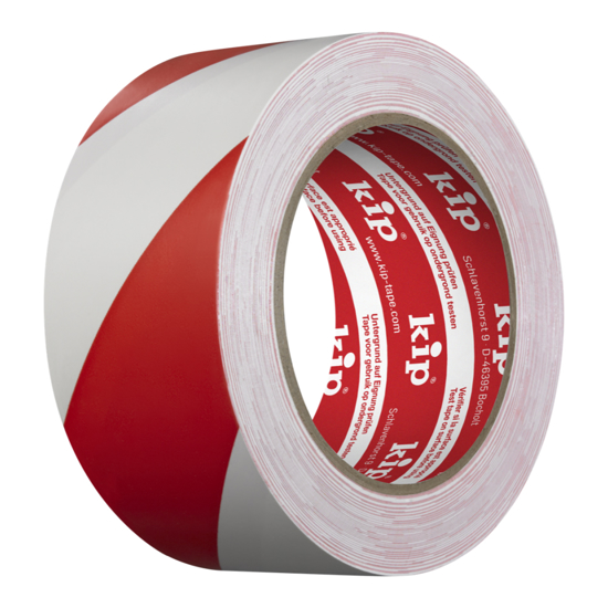 VARSELTAPE RØD/HVIT 50MMX33M 339 KIP