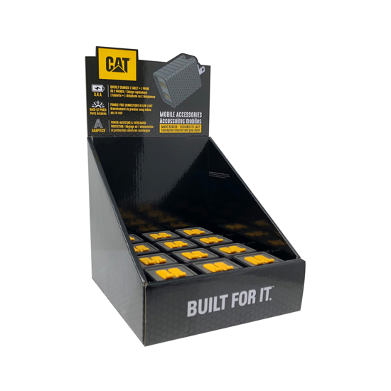 CAT dobbel USB lader 3,4amp (fra display)