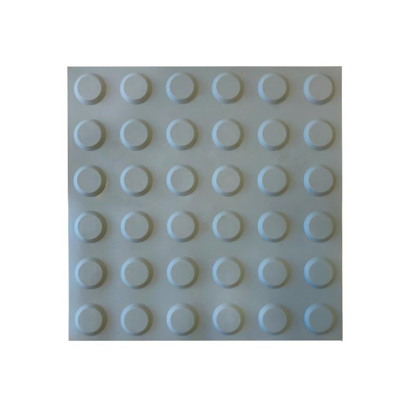 Taktil plate sk 300 x 300 x 2mm grå m/kuler TPU plast