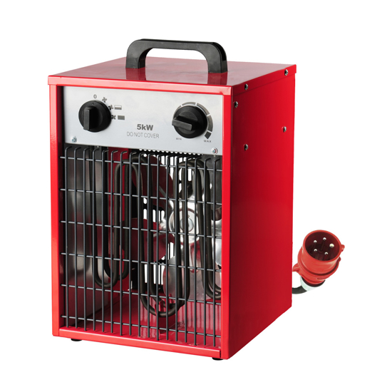 Varmevifte 5000W proff 3-FAS400V Byggtørke Typhoon