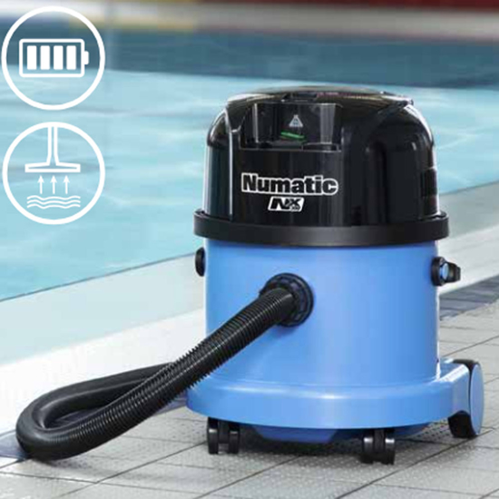 Støv-/vannsuger 15/9L WBV370NX blå 36V 400W (eksl batteri)