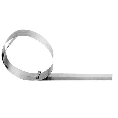 Stållinjal 410 x 8 cm