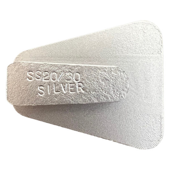 Diamantsegment SS 20 sølv hard betong k16/20