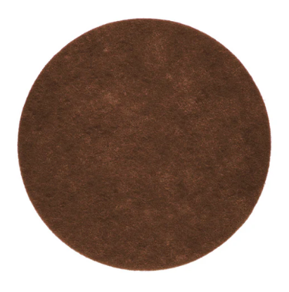 Gulvpads Proline Floor tykk Ø406mm brun