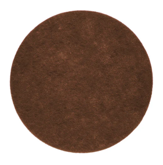 Gulvpads Proline Floor tykk Ø406mm brun