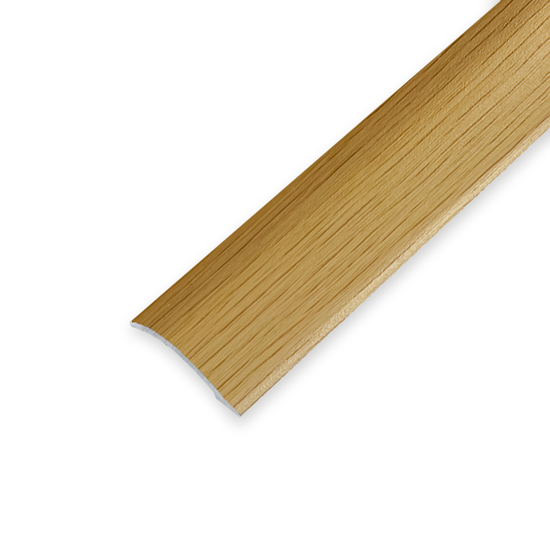 Nivålist 6 alu dekor EIK sk 40 x 0-15mm 2m