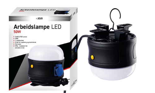 Led arbeidslampe 50W Globe